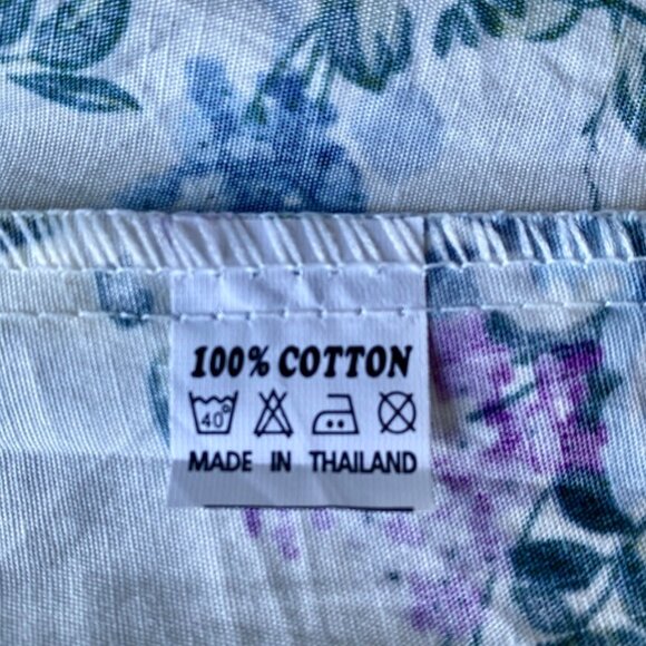 Cotton Retro Floral Print Circle Skirt - Picture 9 of 9